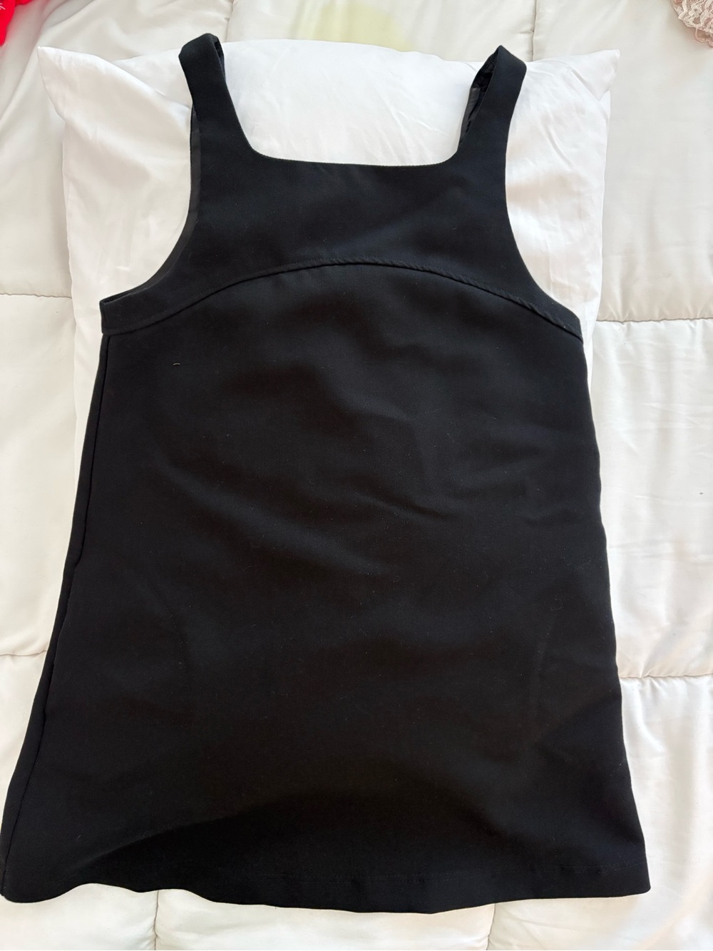 Zara Black Sleeveless Shift Dress